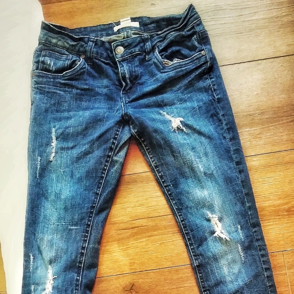 Women's Skinny Distressed Jeans
